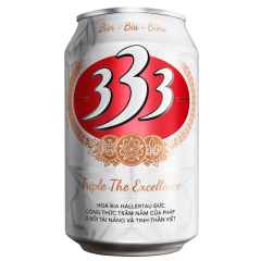 Bia 333 lon 330ml