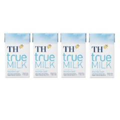 Lô 4 hộp sữa tươi TH true Milk nguyên chất 110ml