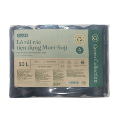 Túi rác tiện dụng Inochi Soji 4 x 50 lít size L