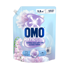 Nước giặt OMO matic pure cửa trước hương linh lan 3.8kg