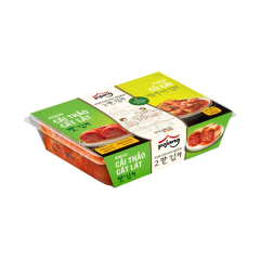 Kim chi 2 ngăn (cải thảo + củ cải) hộp 500g