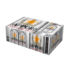 Thùng 24 lon Bia Sapporo Premium 330ml