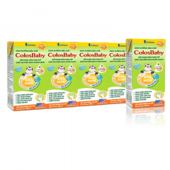 Lốc 4 sữa bột pha sẵn ColosBaby IQ Gold hộp 110ml