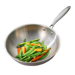 Chảo xào inox nguyên khối Omi Gourmet 28cm