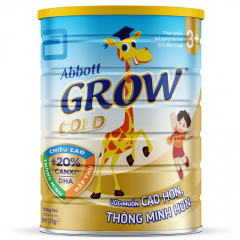 SPDD Abbott Grow Gold 3+ (3-6 tuổi) hộp thiếc 1.6kg