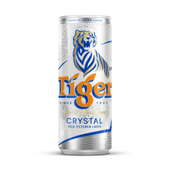 Bia Tiger Crystal lon 330ml