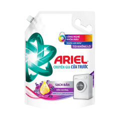 Nước giặt Ariel cửa trước hoa oải hương túi 3.7kg