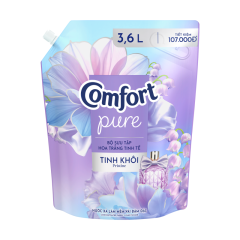 Nước xả làm mềm vải đậm đặc Comfort tinh khôi túi 3.6 lít