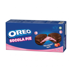 Bánh socola Pie Oreo vị dâu 168g