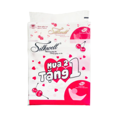 Lô 2 khăn giấy rút Silkwell 2 lớp 280 tờ + Hàng tặng