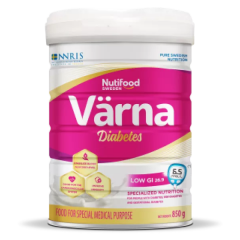 SPDD sữa Nutifood Varna Diabetes hộp thiếc 850g