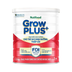 SPDD Nuti Grow Plus suy dinh dưỡng (1 tuổi) hộp 1.5kg