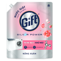 Nước giặt Gift Silver Power hương nắng xuân túi 3.6kg
