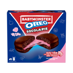 Bánh socola Pie Oreo vị dâu 336g
