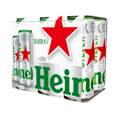 Lô 6 bia Heineken Silver 330ml