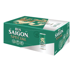 Thùng 24 lon Bia Saigon Special Sleek 330ml