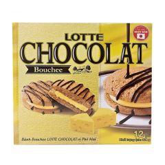 Bánh Bouchee Lotte Chocolat vị phô mai 378g