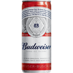Bia Budweiser Sleek lon 330ml