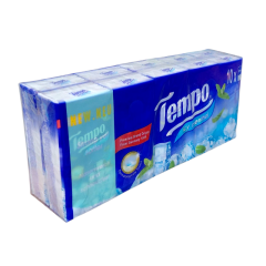 Lô 10 Khăn giấy Tempo Menthol 8 tờ