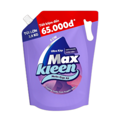 Nước giặt xả Maxkleen hương nước hoa huyền diệu túi 3.8kg