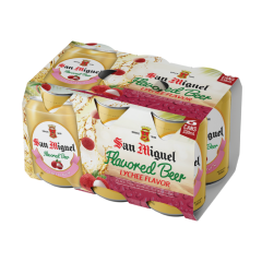 Lô 6 bia San Miguel vị vải lon 330ml