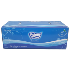 Khăn hộp Pulppy 180 tờ 2 lớp