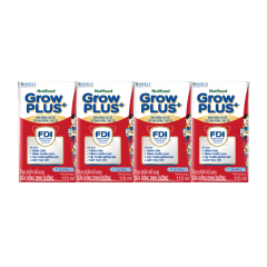 Lô 4 SPDD pha sẵn Grow Plus+ ít đường hộp 110ml