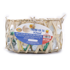 Giỏ 10 trứng gà ta V.Food 300g