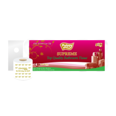 Giấy vệ sinh cao cấp Pulppy Supreme 4 lớp 10 cuộn