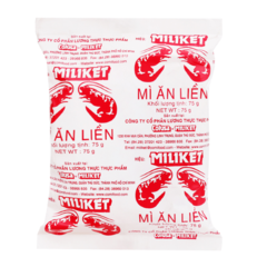 Mì Miliket giấy 75g