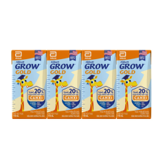 Lốc 4 sữa dinh dưỡng Grow Gold hương vani 110ml