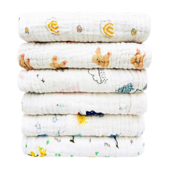 Khăn tắm Thiphuco Cotton Muslin 100x100cm