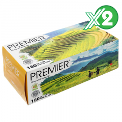 Lô 2 khăn hộp Premier 180 tờ + Hàng tặng