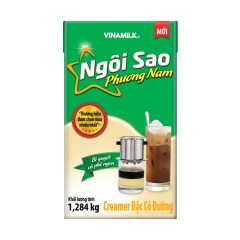 Sữa đặc Ngôi Sao Phương Nam xanh lá hộp giấy 1284g