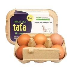 Trứng gà Tafa Hộp 6 trứng (360g)