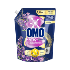 Nước giặt OMO Matic cửa trước hương oải hương túi 2.8Kg