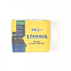 Túi rác THSH Stahaus 65x75cm (màu đen) (3 cuộn/1kg)