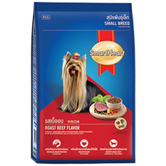 Thức ăn chó nhỏ Smartheart bò nướng 1.3kg