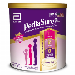 SPDD Pediasure BA Vani hộp thiếc 380g