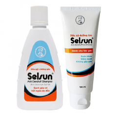 Combo dầu gội + dầu xả Selsun 100ml