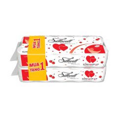 Lô 10 cuộn giấy vệ sinh cao cấp Silkwell 3 lớp + Hàng tặng