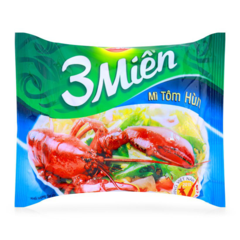 Mì tôm hùm 3 Miền Reeva 65g