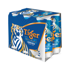 Lốc 6 bia Tiger lon cao 330ml