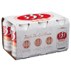Lô 6 lon Bia 333 330ml