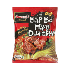 Mì Omachi bắp bò hầm dưa chua 125g