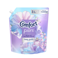 Nước xả làm mềm vải đậm đặc Comfort tinh khôi túi 3 lít