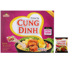 Thùng 30 mì khoai tây sườn ngũ quả Cung Đình 80g