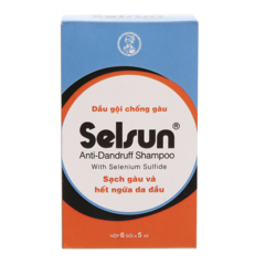 Lô 6 gói dầu gội Selsun trị gàu 5ml